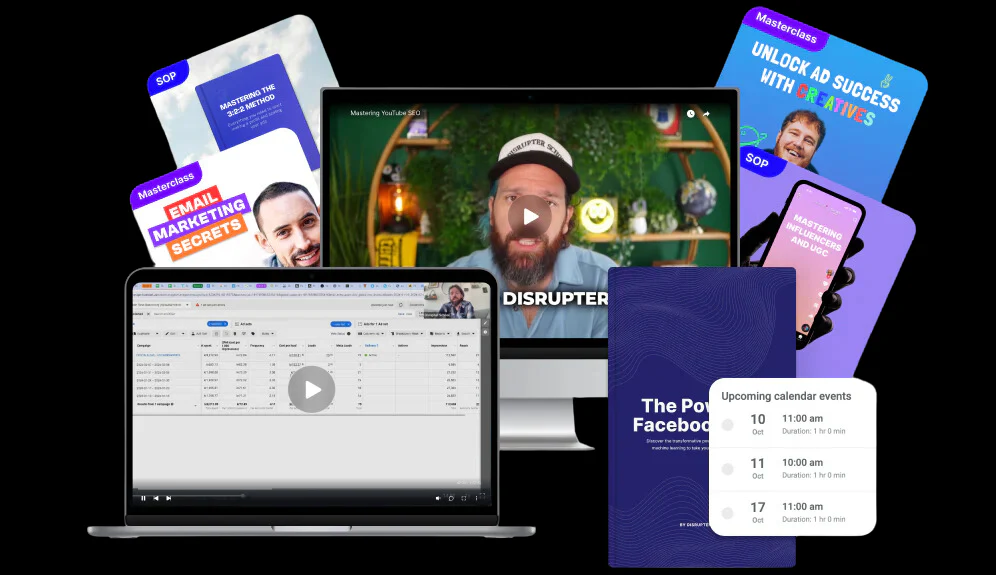 Charles Tichenor – Disrupter School + How to Build a Winning Ad Account 2025