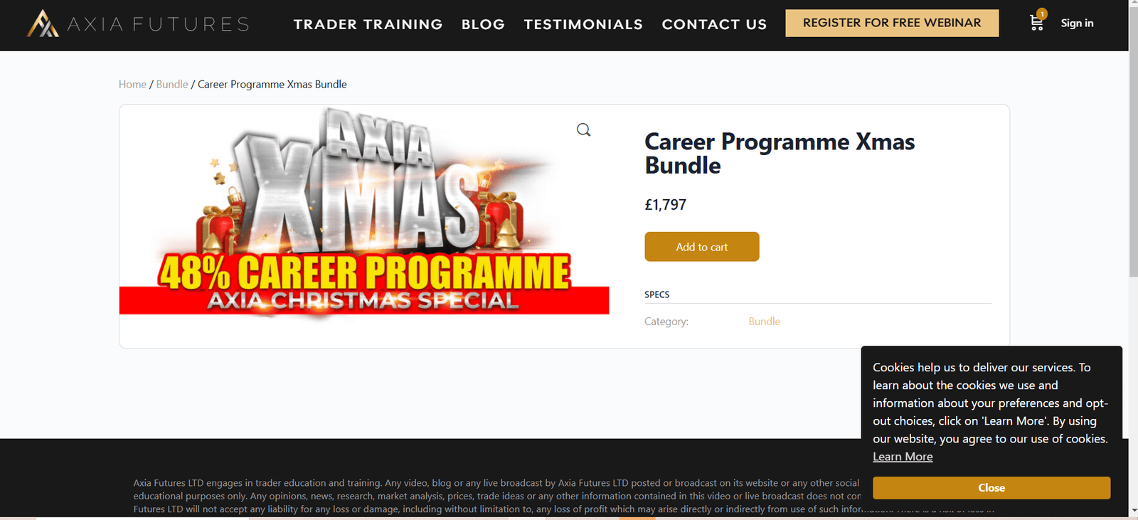 Axia Futures – Axia XMAS Bundle