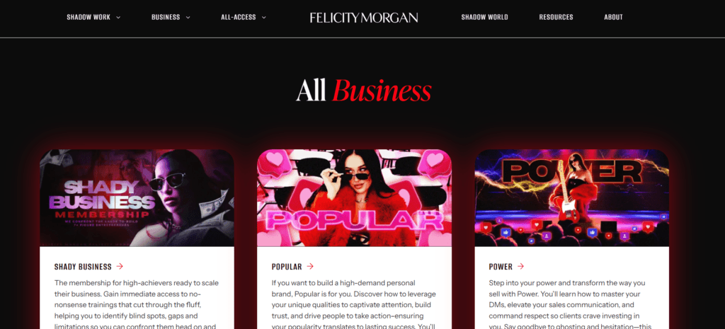 Felicity Morgan – High Level Selling