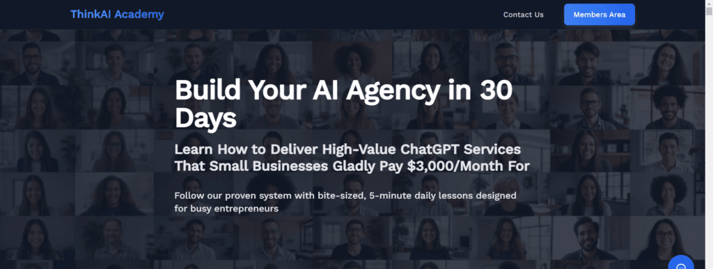 ThinkAI Academy – Build Your AI Agency in 30 Days