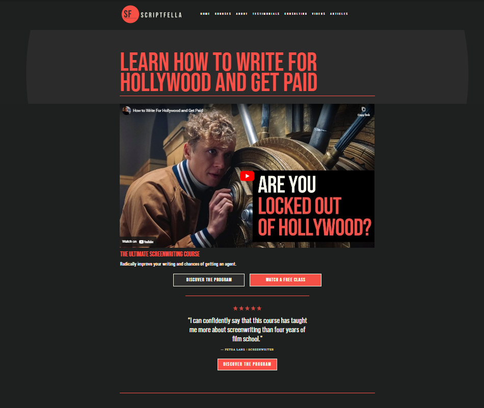 Dominic Morgan – The Scriptfella Program