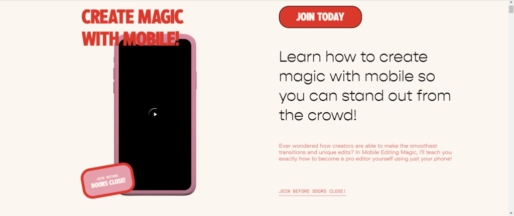 Tina Lee – Mobile Editing Magic