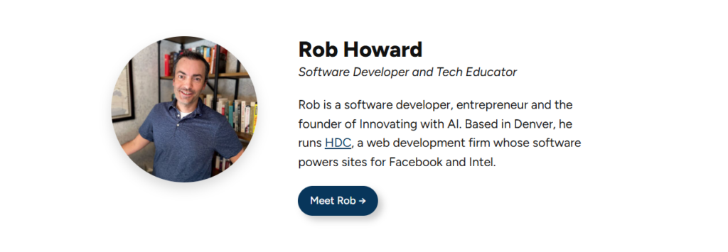 Rob Howard AI Consultancy Project