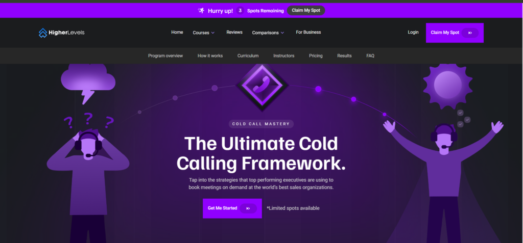 Higher Levels Cold Call Mastery