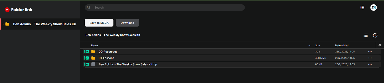 Boost Your Sales with Ben Adkins The Weekly Show Sales Kit Program - Image 2