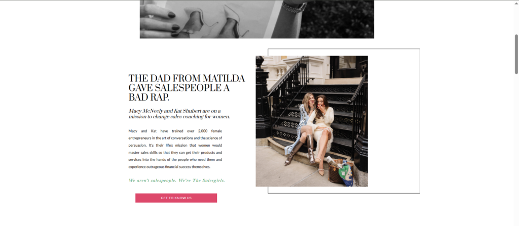 The Salesgirls The School Of Sales Course