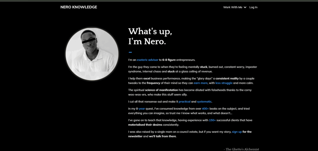 Nero Knowledge – The Metaphysical Money Manual