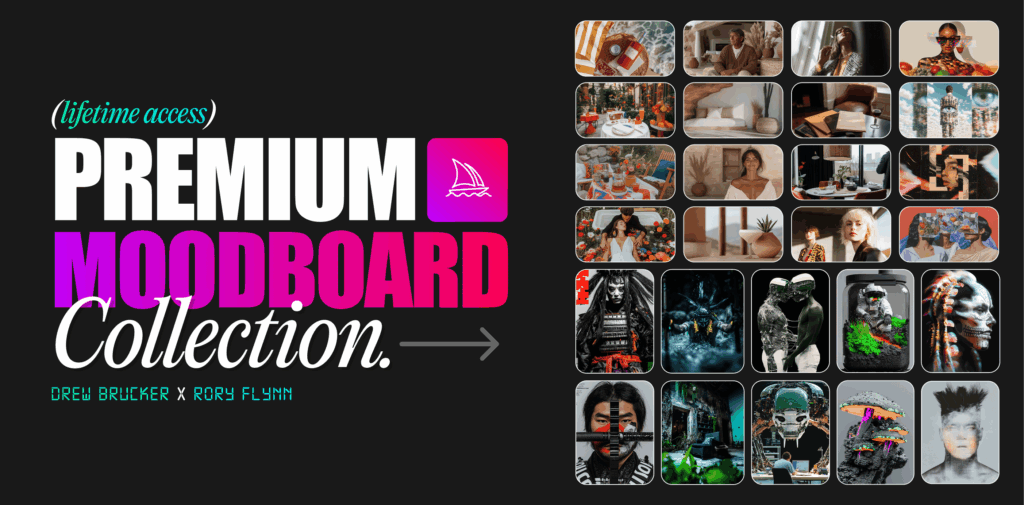 Drew Brucker - PREMIUM MIDJOURNEY MOODBOARD COLLECTION