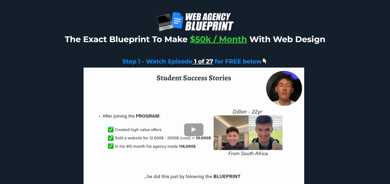 Dean White – Web Agency Blueprint 2025