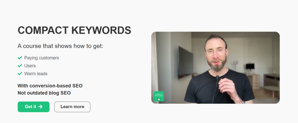 Edward Sturm – Compact Keywords