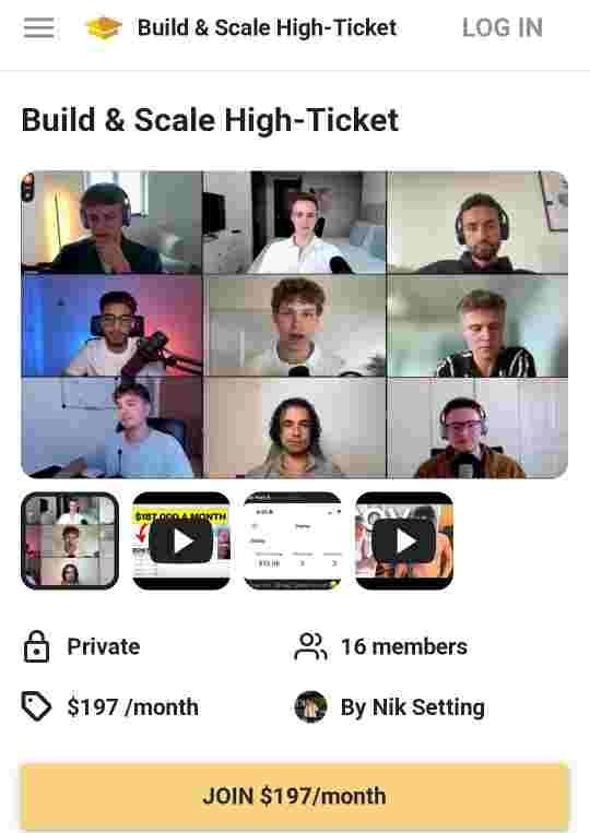 Nik Setting – Build & Scale High-Ticket