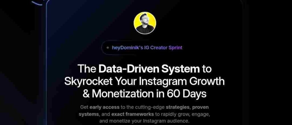 heyDominik – CreatorSprint