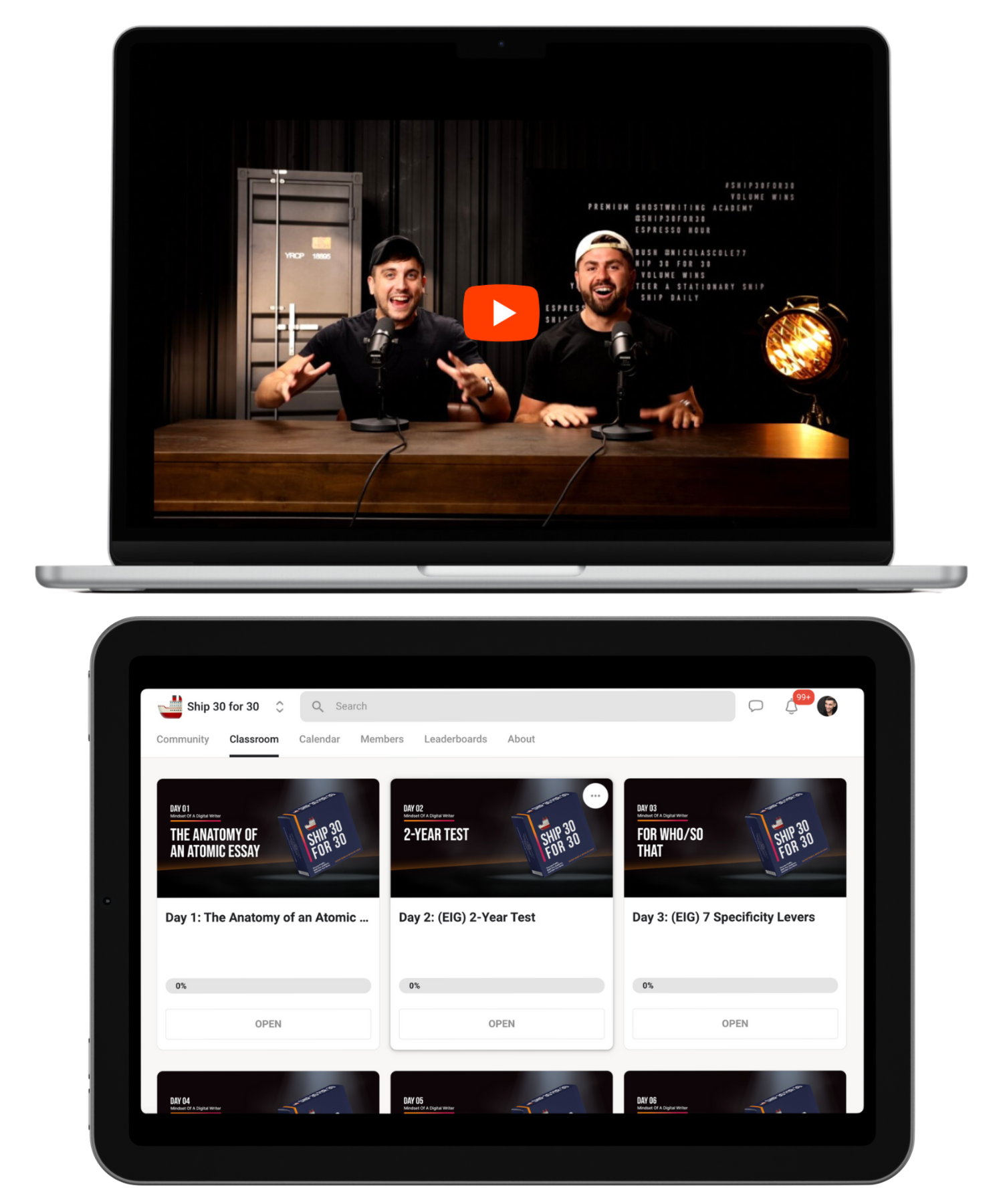 Ship 30 for 30 By Dickie Bush and Nicholas Cole + Bonus Bonus