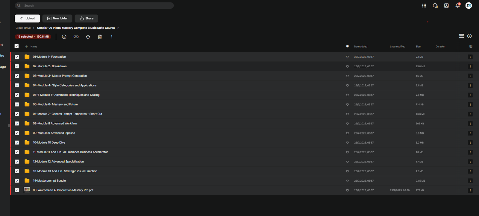 Ohneis - AI Visual Mastery - Complete Studio Suite Course