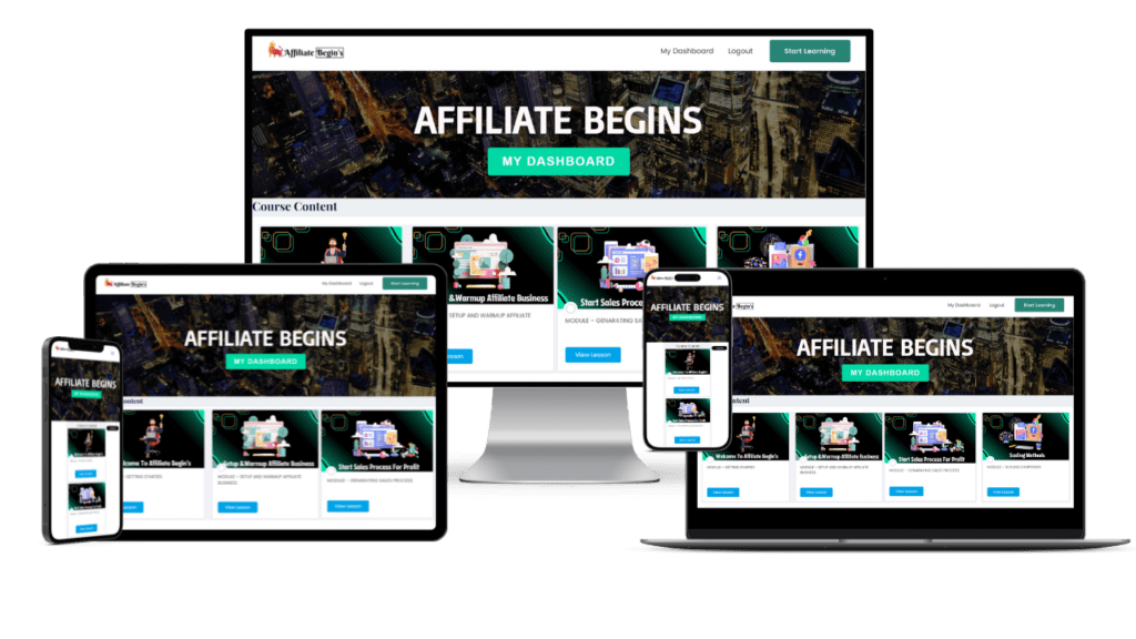 Affiliate Begins - How To Make $1,000+ Per Day Online With This Simple 4 Step Process! With ZERO Experience