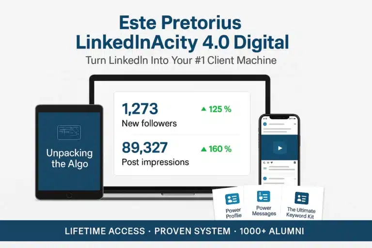 Este Pretorius – LinkedInAcity 4.0 Digital