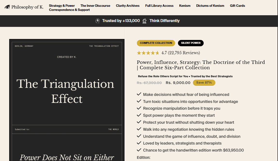 Power, Influence, Strategy - The Doctrine of the Third - Complete Six-Part Collection