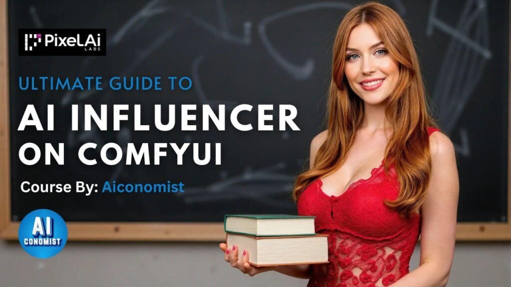 PixelAi course, AI influencer creation, photoreal AI personas, LoRA memory training, ComfyUI workflows, Flux Dev guide, WAN Phantom video AI, VEO-3 talking models, AI influencer strategy, stable diffusion influencer training, AI for content creators, digital model consistency, RunPod AI setup, photoreal influencer tutorials