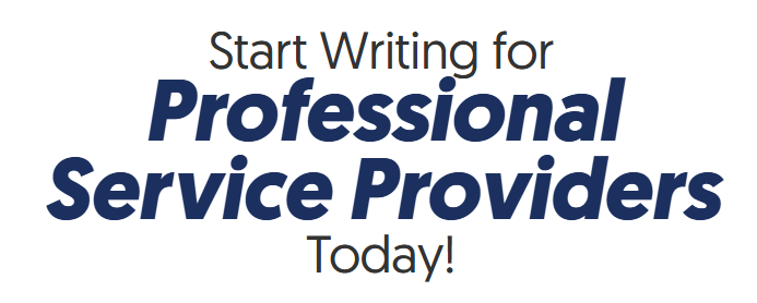 Michael Katz – How to Write for Professional Service Provider