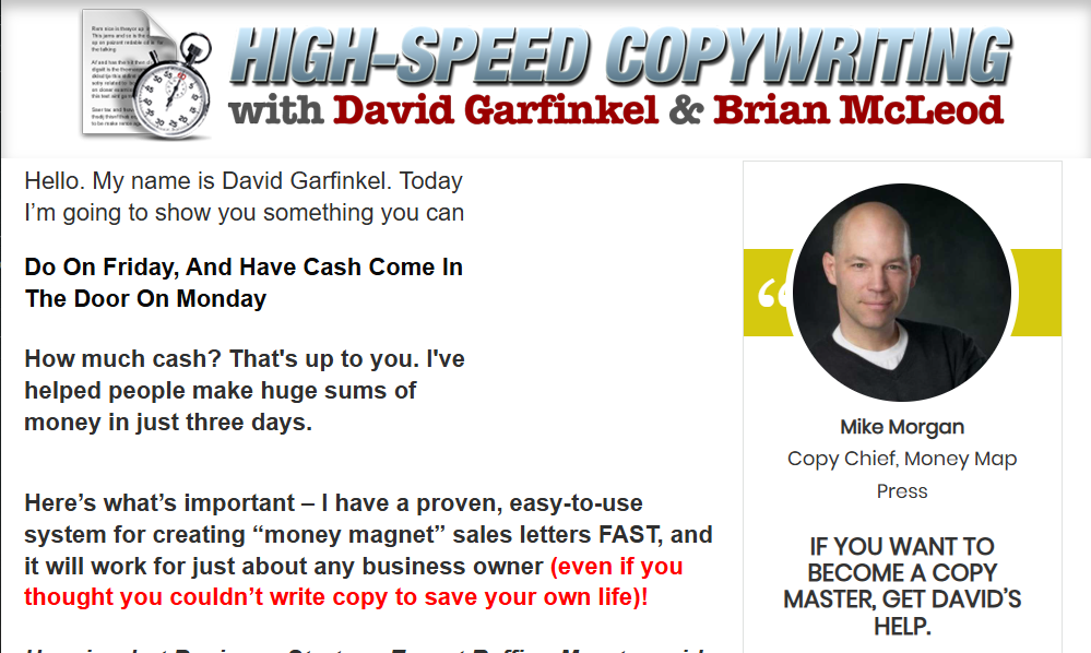 David Garfinkel Brian McLeod – High-Speed Copywriting