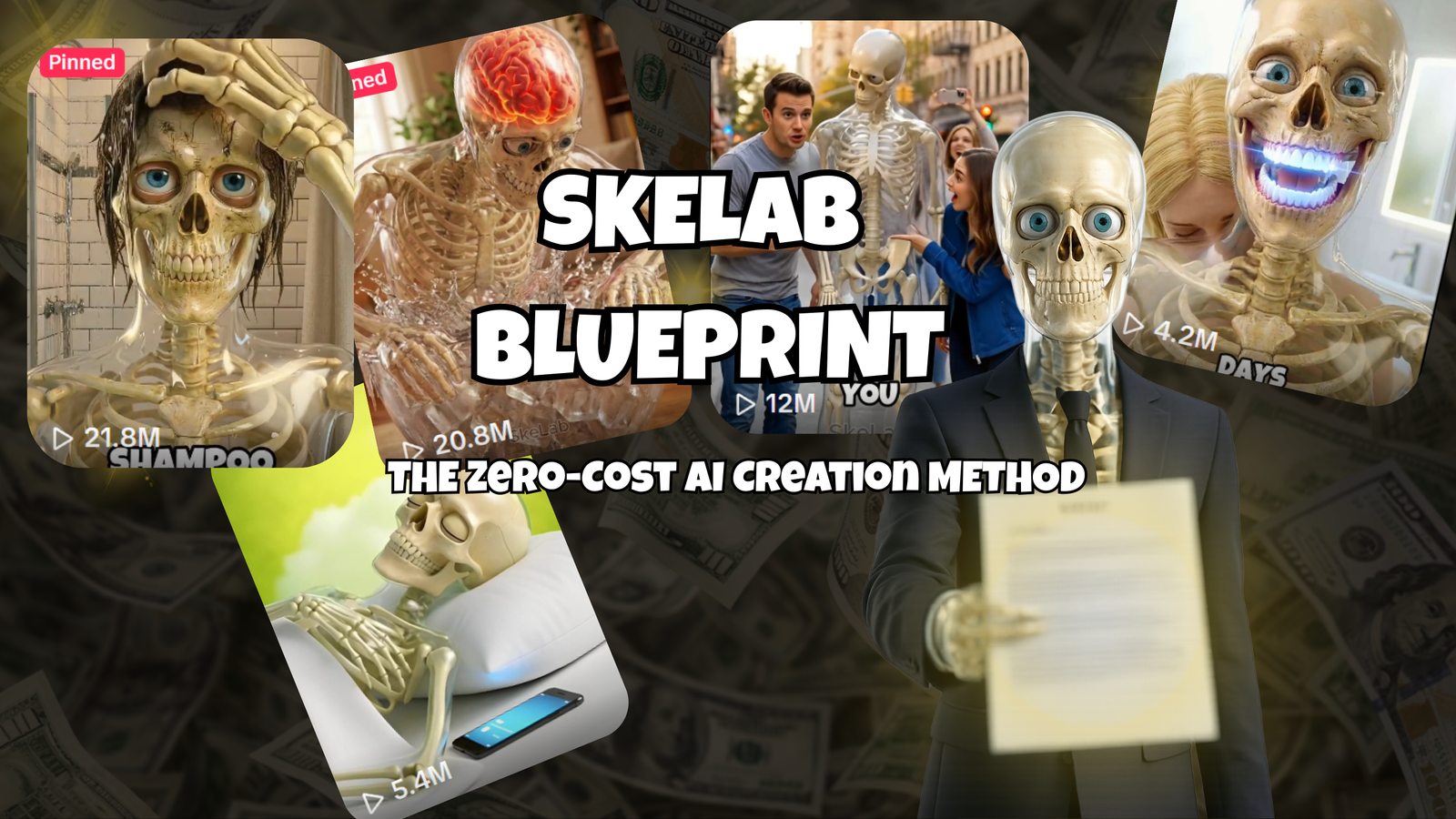 Skelab Blueprint – Zero-Cost AI Creation System